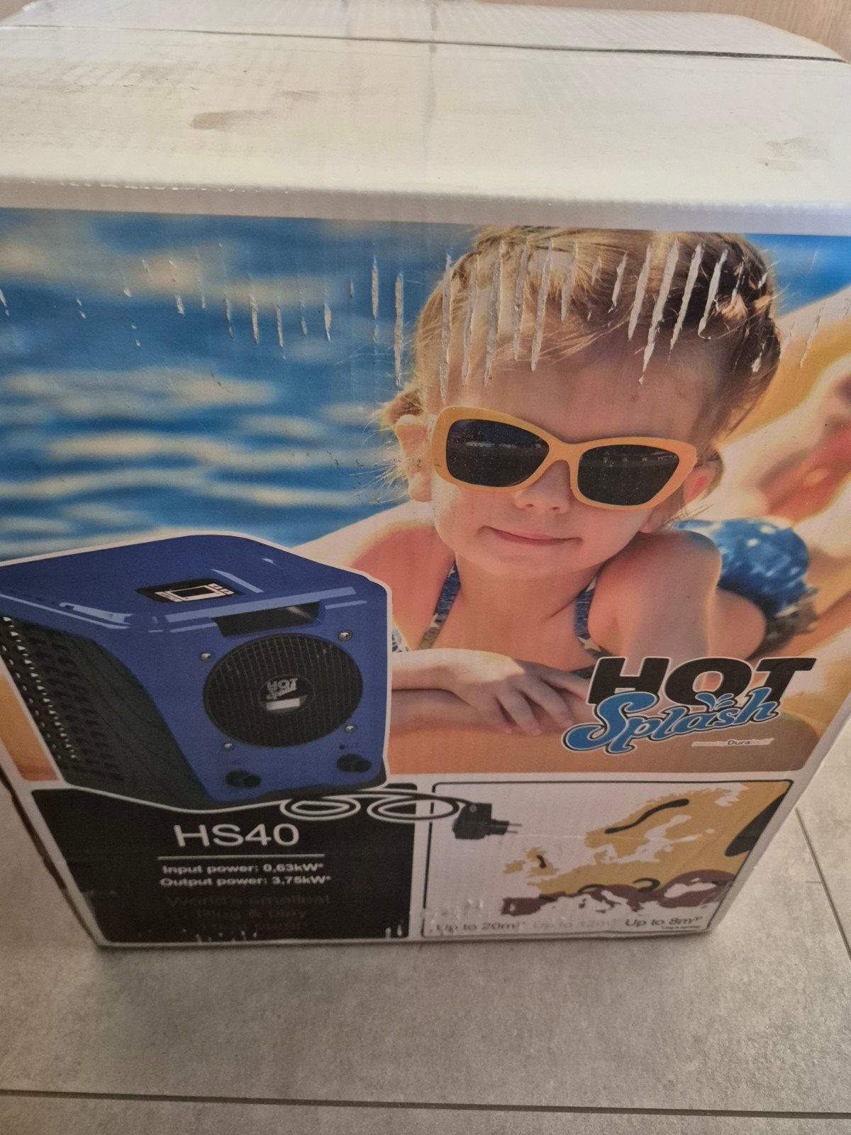 Zwembad warmtepomp Hot splash, Jardin & Terrasse, Accessoires de piscine, Enlèvement