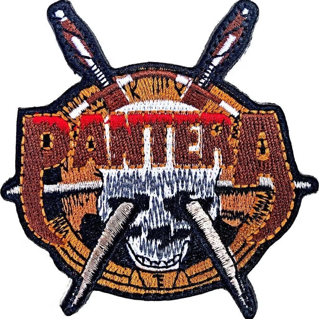 Pantera - Skull Knives - Patch officiële merchandise, Ophalen of Verzenden, Nieuw