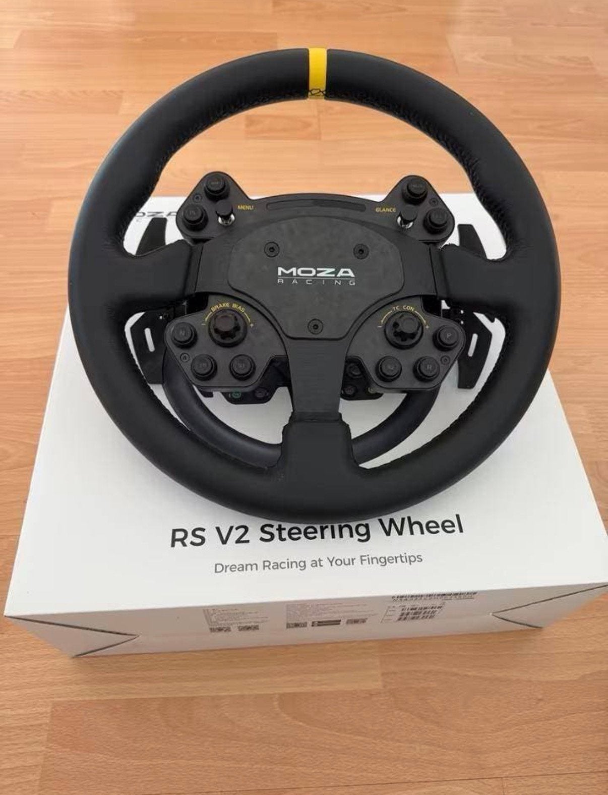 Moza RS V2 racing steering wheel, Ophalen, Zo goed als nieuw