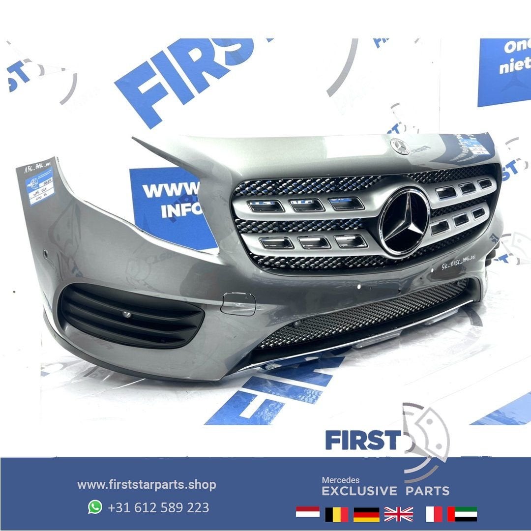 W156 BUMPER GLA FACELIFT AMG VOORBUMPER X156 ZWART WIT GRIJS, Utilisé, -, Avant, -