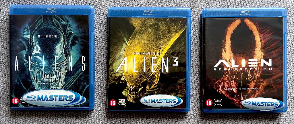 ALIEN - 2 + 3 + 4 (( De 2 Versies op Elke Bluray )) Met OTNL, Ophalen of Verzenden, Zo goed als nieuw, Science Fiction en Fantasy