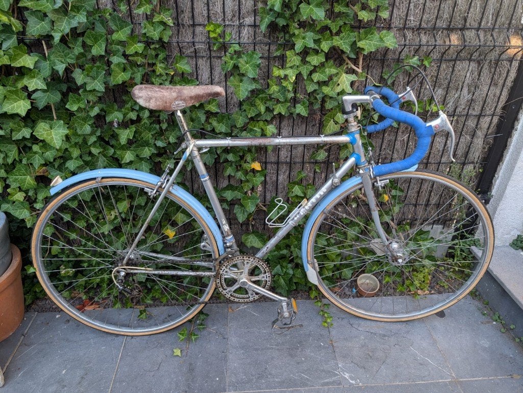 Vintage Bertin Racefiets / Maat 54 (Klassieker / Retro), Fietsen en Brommers, Fietsen | Racefietsen, Ophalen
