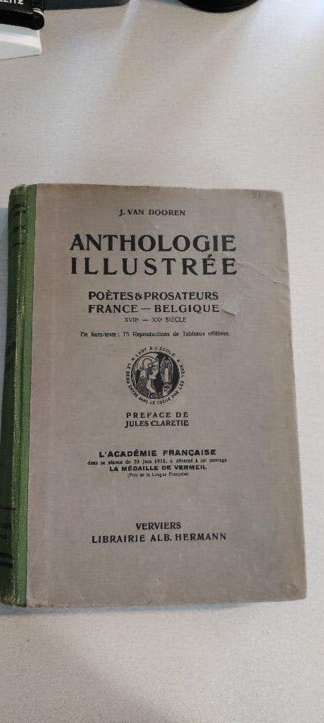Anthologie illustrée poètes & prosateurs 1934, Enlèvement ou Envoi, J. VAN DOOREN