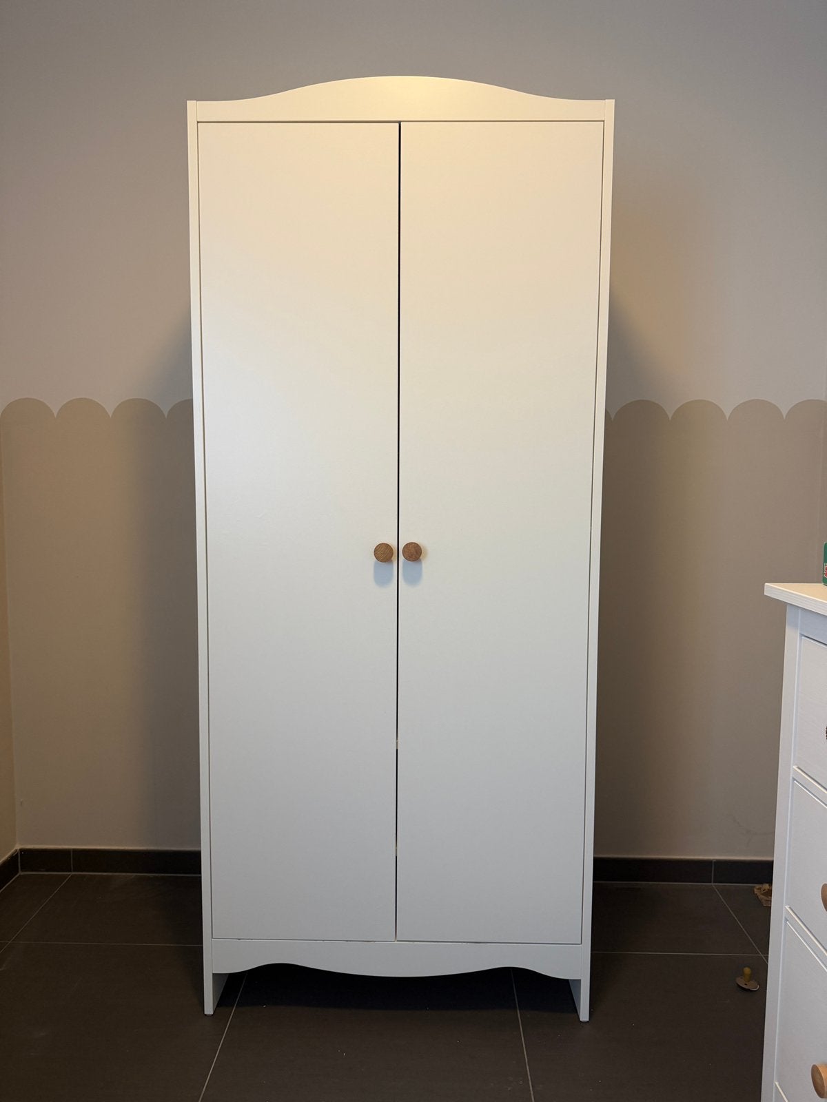 IKEA SMÅGÖRA kledingkast wit 80x50x187, Huis en Inrichting, Ophalen, Gebruikt, 50 tot 100 cm, Met lade(s)