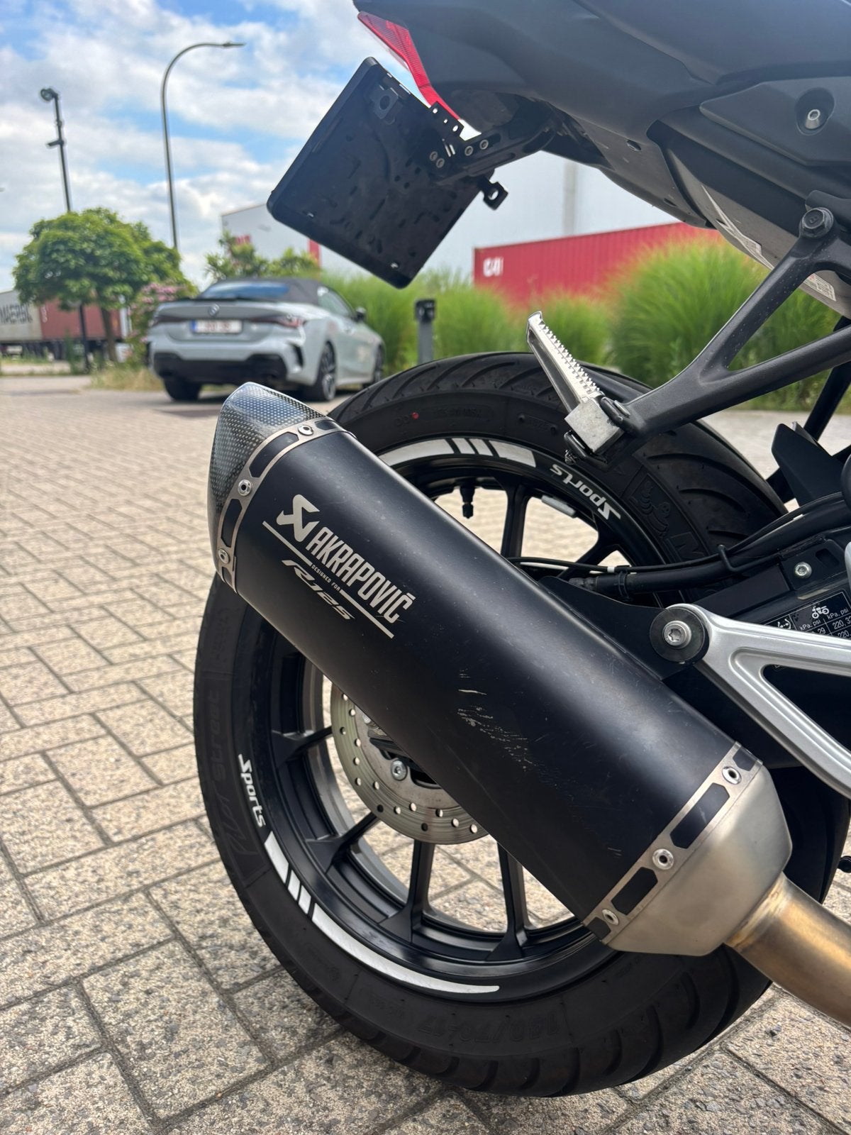 Akrapovic uitlaat voor r125, Motoren, Ophalen