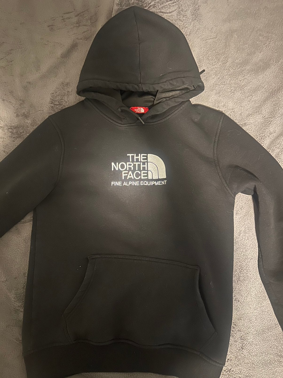 The North Face hoodie zwart L, Verzenden, Zo goed als nieuw, Maat 52/54 (L), Zwart
