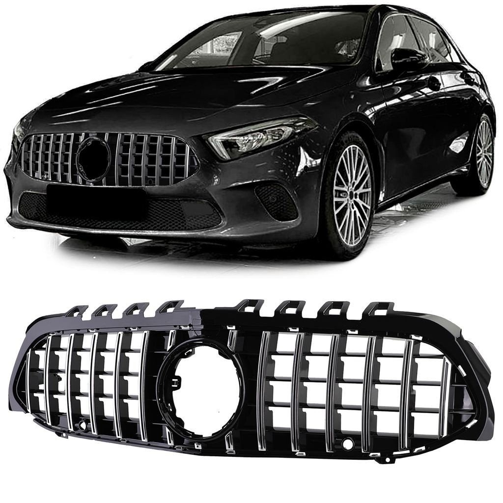 Grill Zwart Chrome Voor MB A Klasse W177 V177 Geen Camera, Verzenden