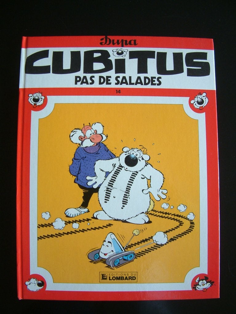 Cubitus - 14. Pas de salades - [EO], Gelezen, Dupa, Eén stripboek, Ophalen of Verzenden
