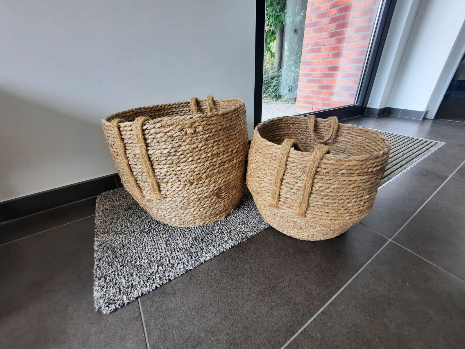 Mandenset, Huis en Inrichting, Ophalen, Mand, Gevlochten, Rond