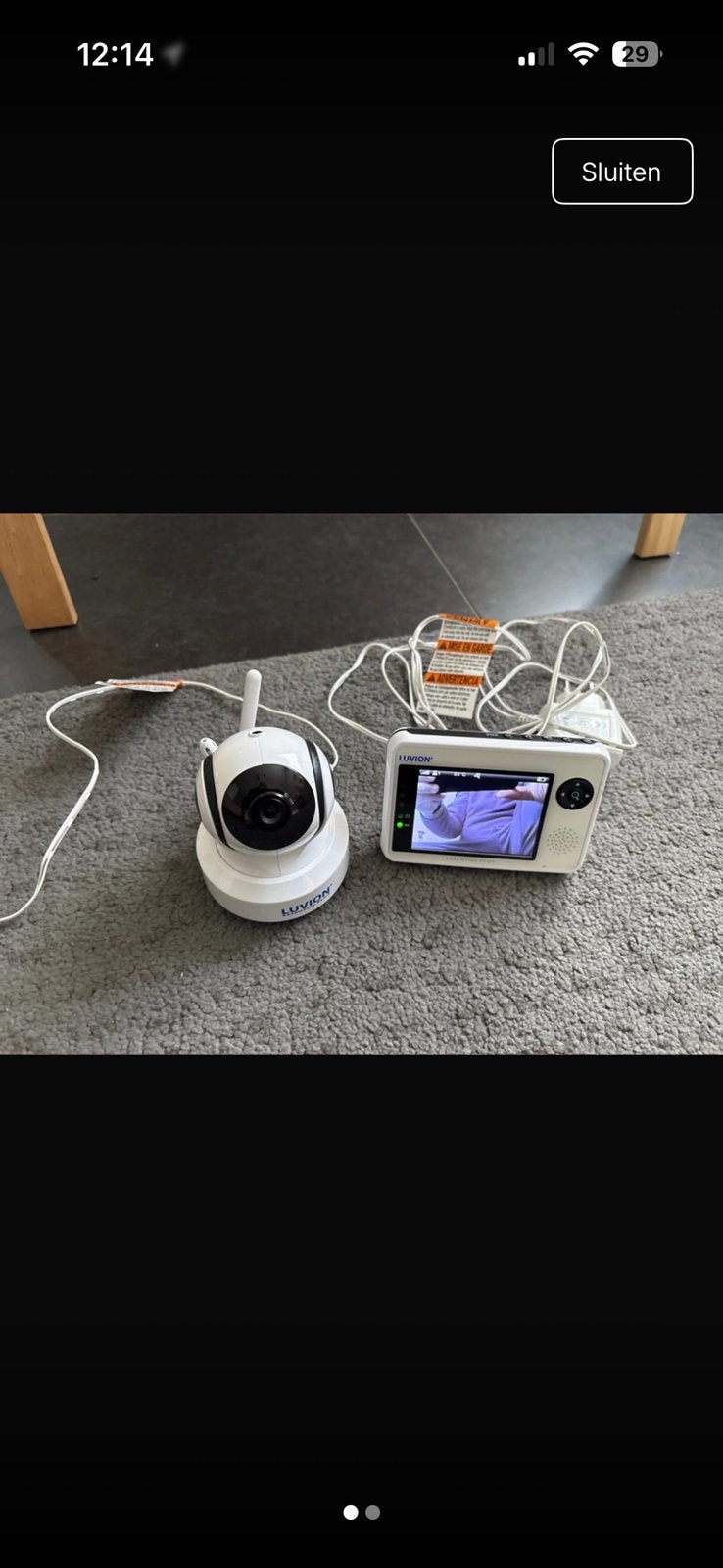Luvion Essential Plus, Ophalen, Zo goed als nieuw