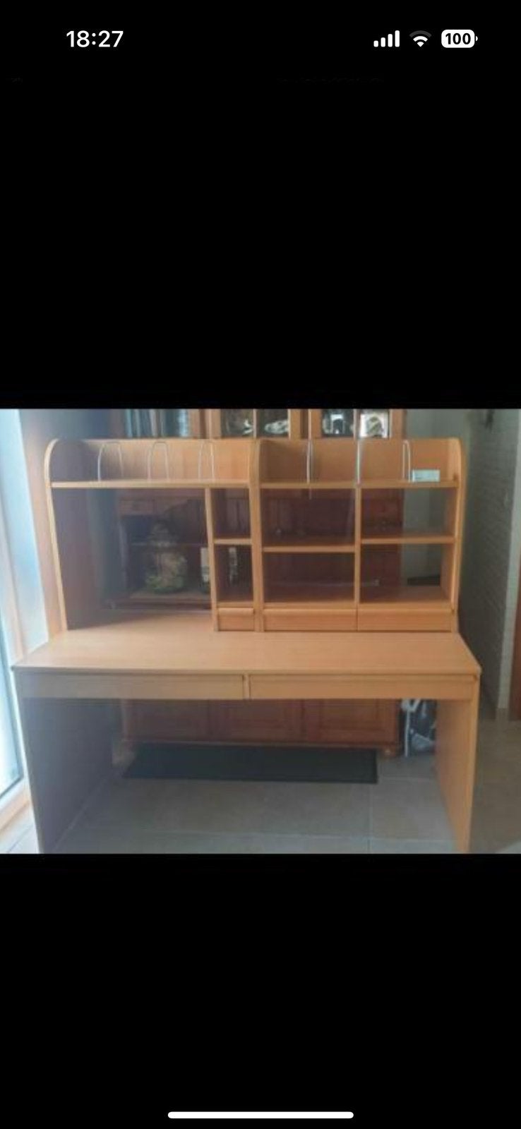 Vintage ikea bureau in zeer goede staat, Ophalen, Zo goed als nieuw