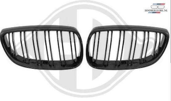 Grille set hoogglans nieuw zwart BMW 3 serie E92 E93 1216741, Neuf, -, -, Enlèvement ou Envoi