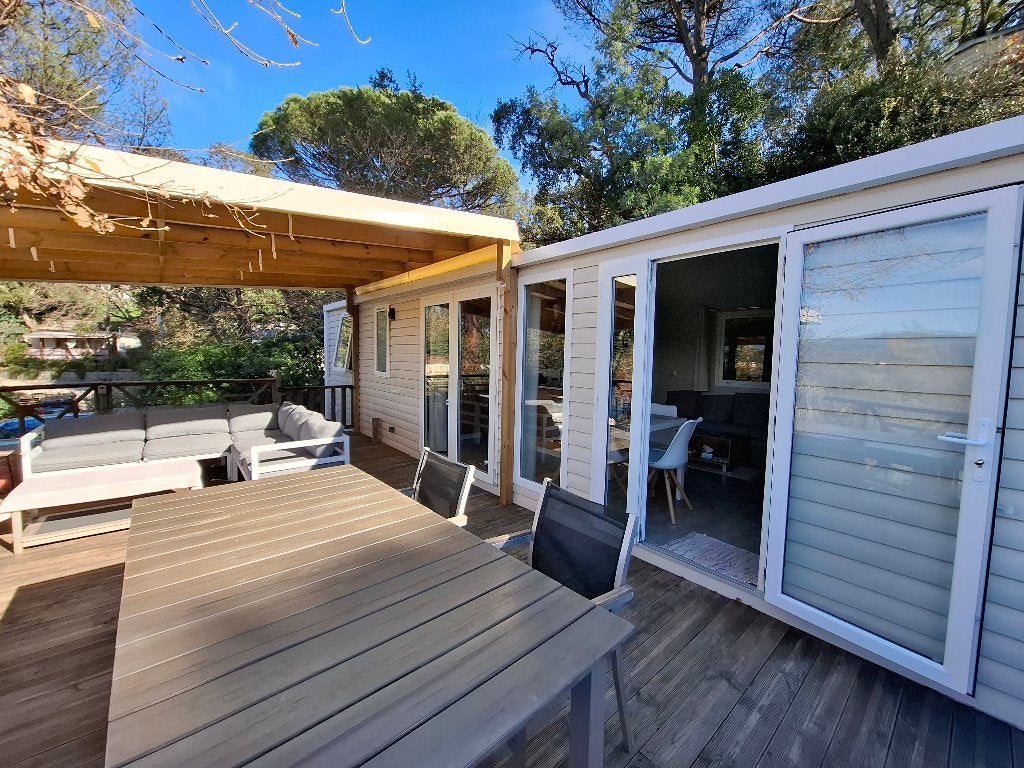 Chalet à louer Golfe de Saint-Tropez, Vacances, Propriétaire, 5 personnes, Machine à laver, Chalet, Bungalow ou Caravane