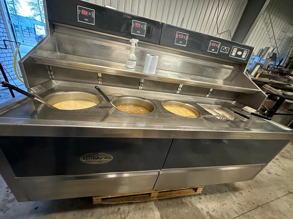 Friteuse à poêle Rubbens (visible en état de marche), Enlèvement
