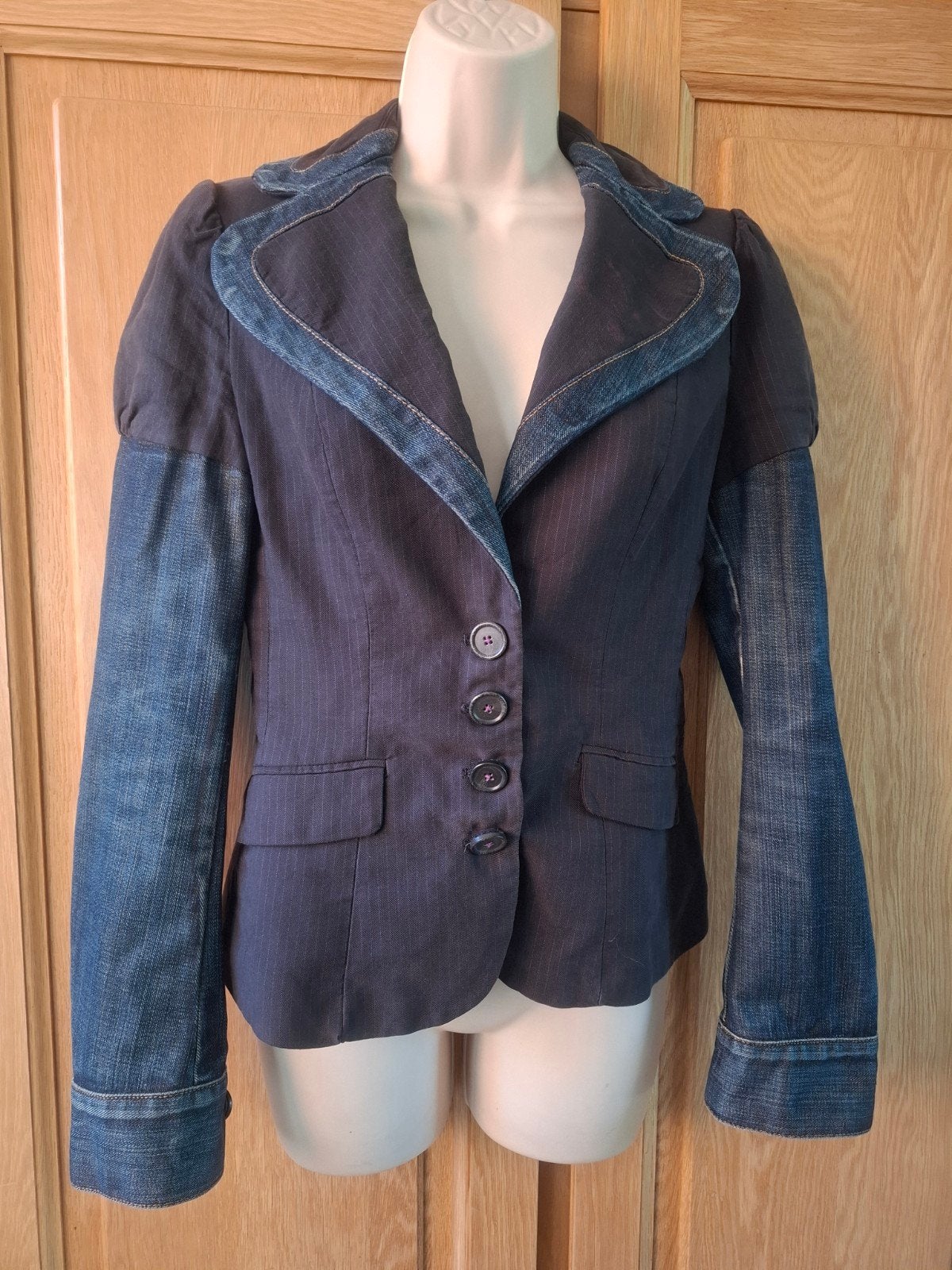blazer veste jeans bleu We are replay M 38, Vêtements | Femmes, Vestes & Costumes, Taille 38/40 (M), Enlèvement ou Envoi, Comme neuf