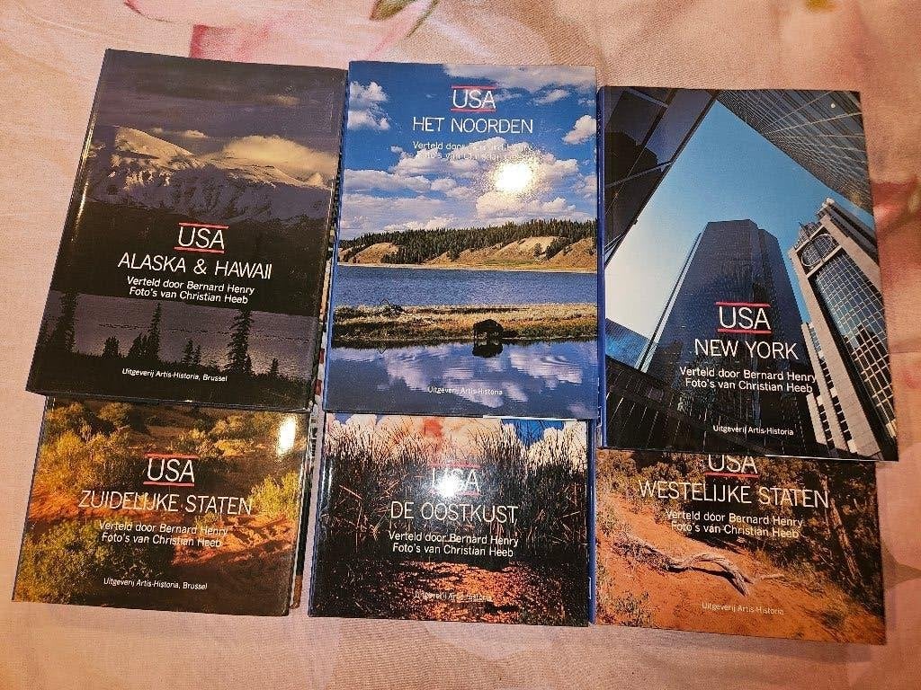 Reisboeken USA 6 delen, Livres, Guides touristiques, Enlèvement, Comme neuf, Amérique du Nord, Guide ou Livre de voyage