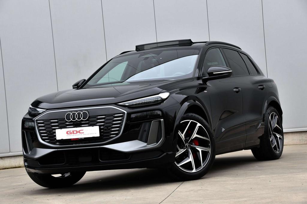 Audi Q6 e-tron Q6 e-Tron S line I Pano I B&O I Airsus I Trek, Auto's, Adaptive Cruise Control, Gebruikt, Zwart, https://public.car-pass.be/vhr/9cae1f71-6899-4415-ad2b-dfd8e45f2db5