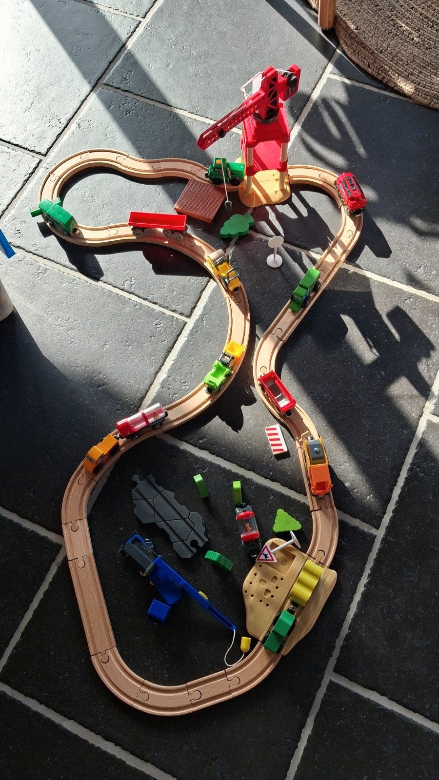 treinspoor met toebehoren, Kinderen en Baby's, Ophalen, Zo goed als nieuw