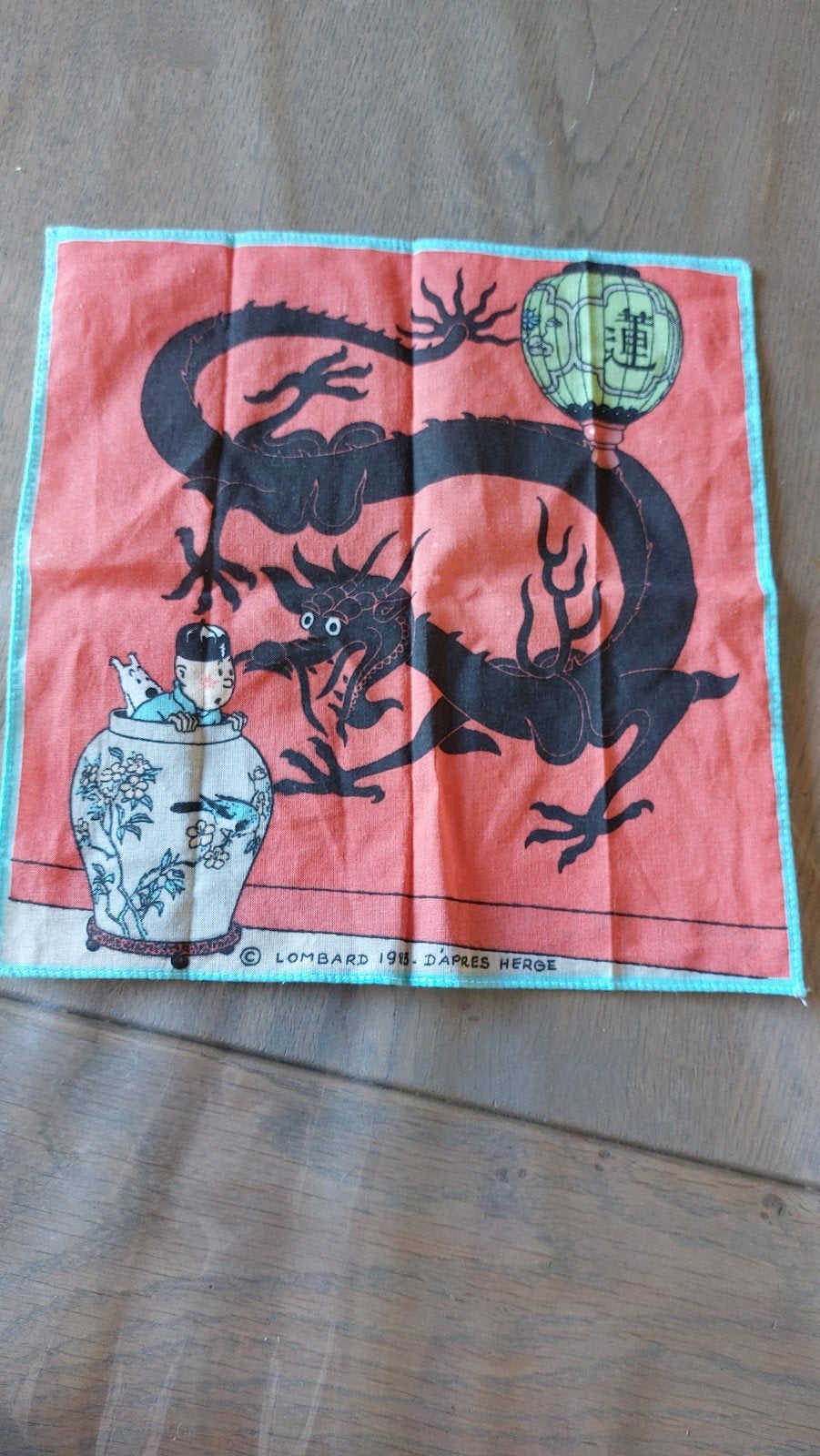 Mouchoir Tintin 1983, Ophalen of Verzenden, Kuifje