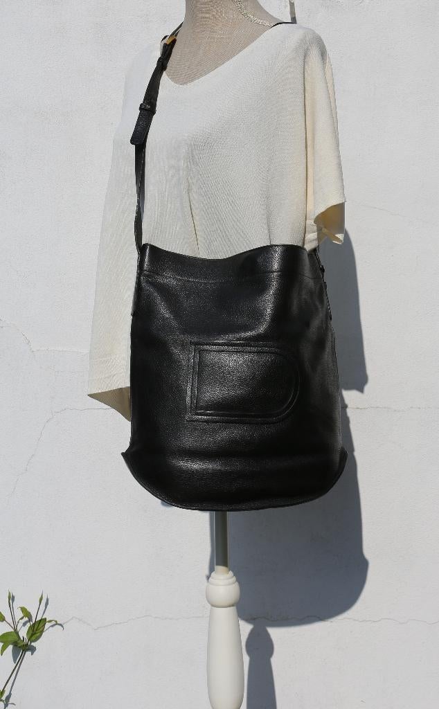 Delvaux tas - Le Pin - zwart, Handtassen en Accessoires, Ophalen of Verzenden, Zo goed als nieuw, Zwart