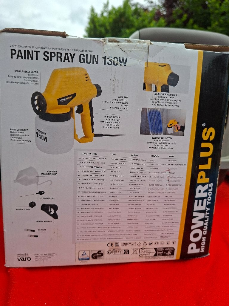 Verf spuit gun, Ophalen, Gebruikt, Verf