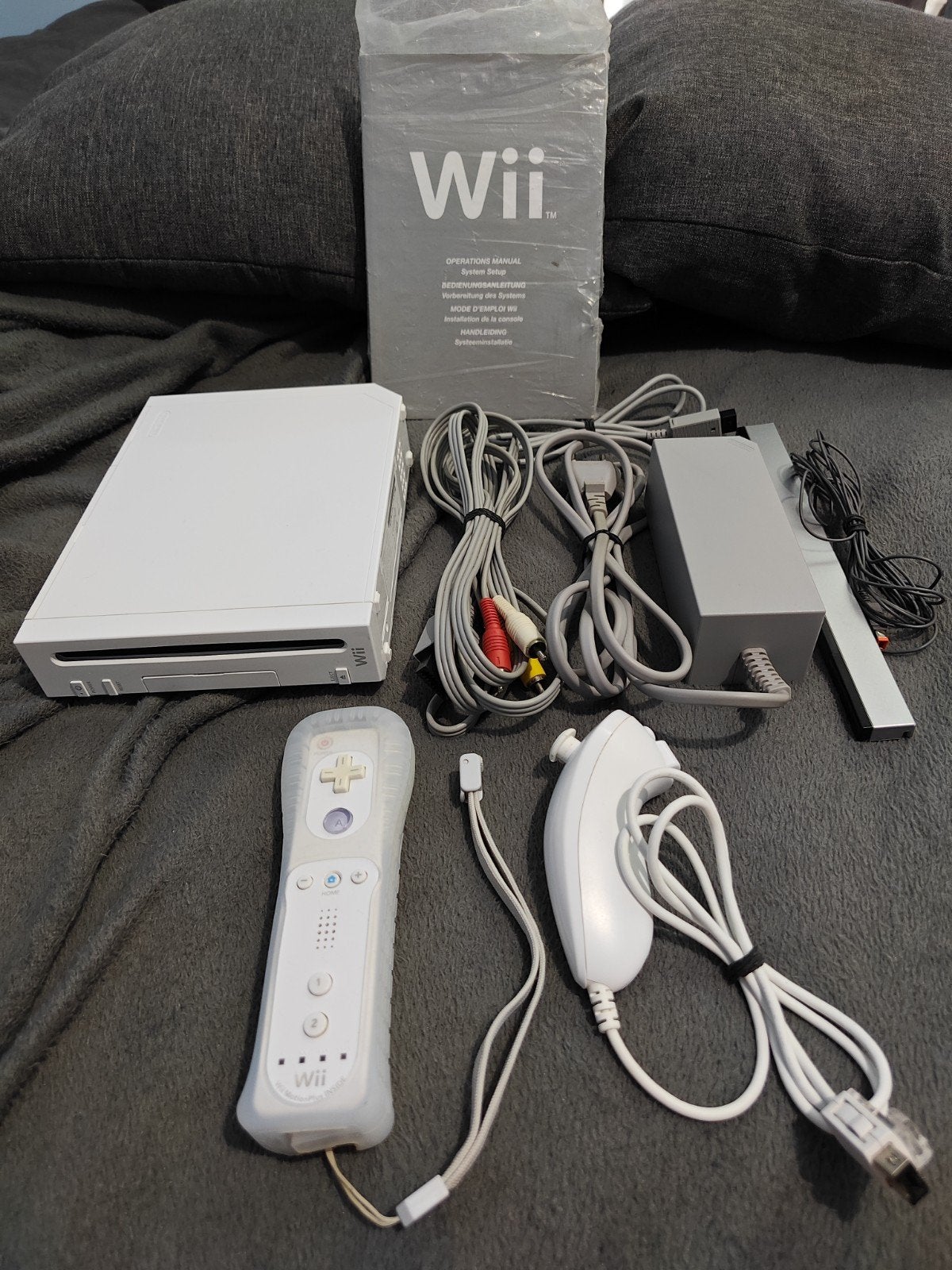 Ensemble Nintendo Wii., Games en Spelcomputers, Spelcomputers | Nintendo Wii, Ophalen of Verzenden, Gebruikt, Met 1 controller