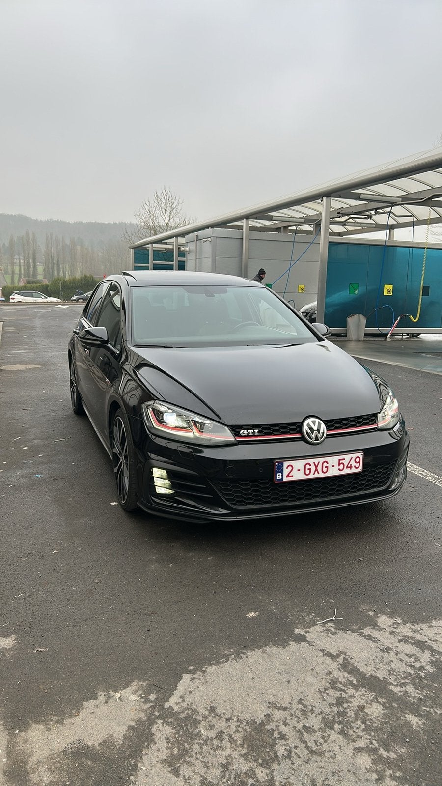 Volkswagen golf 7.5gti, Zwart, 169 kW, Zwart, Leder