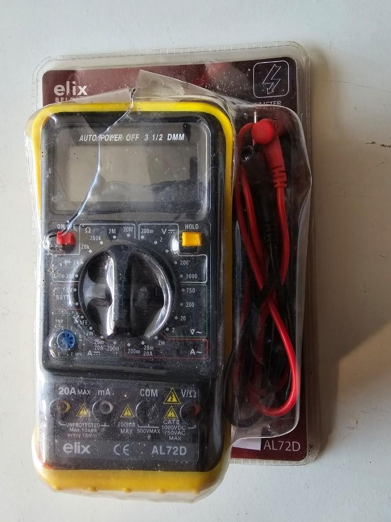 Digitale multimeter, Doe-het-zelf en Bouw, Meetapparatuur, Nieuw, Multimeter, Ophalen
