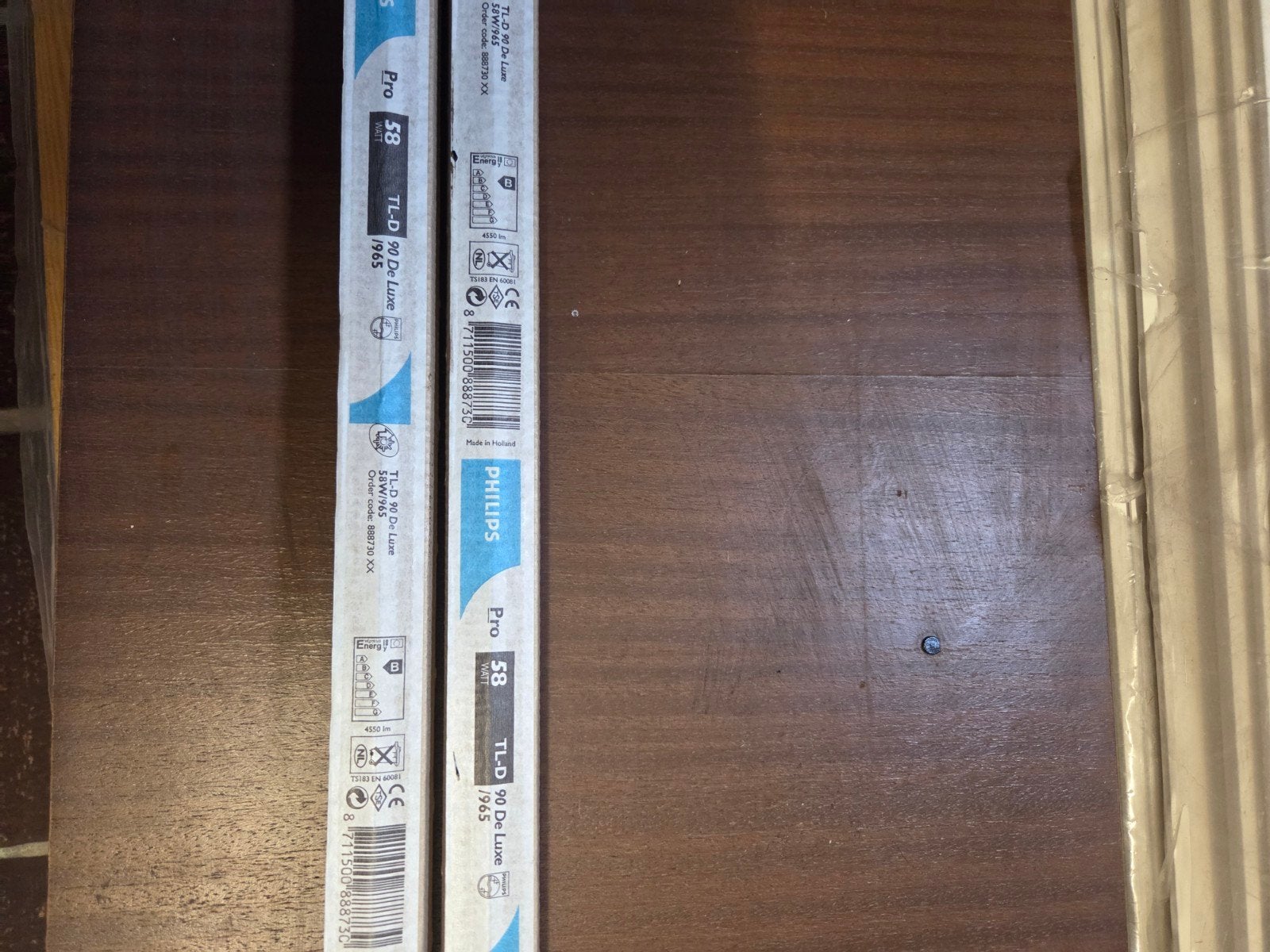 2x Nieuwe Philips MASTER TL-D 90 De Luxe 58W/965 Pro, G13 (TL), Nieuw, TL-buis, Daglicht