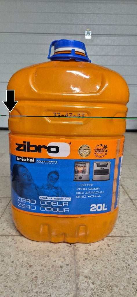 Petrolium Zibro geurloos., Huis en Inrichting, Ophalen, Gebruikt, Petroleumkachel