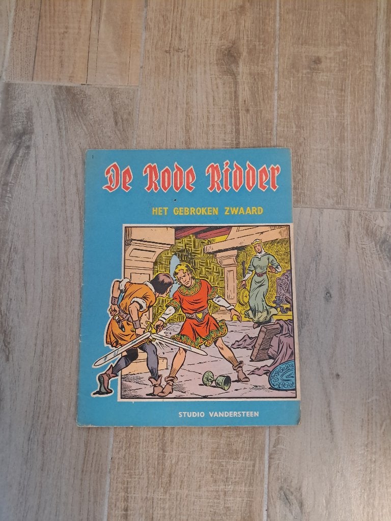DE RODE RIDDER " HET GEBROKEN ZWAARD " 3de DRUK, Gelezen, Eén stripboek, Ophalen of Verzenden, Studio Vandersteen
