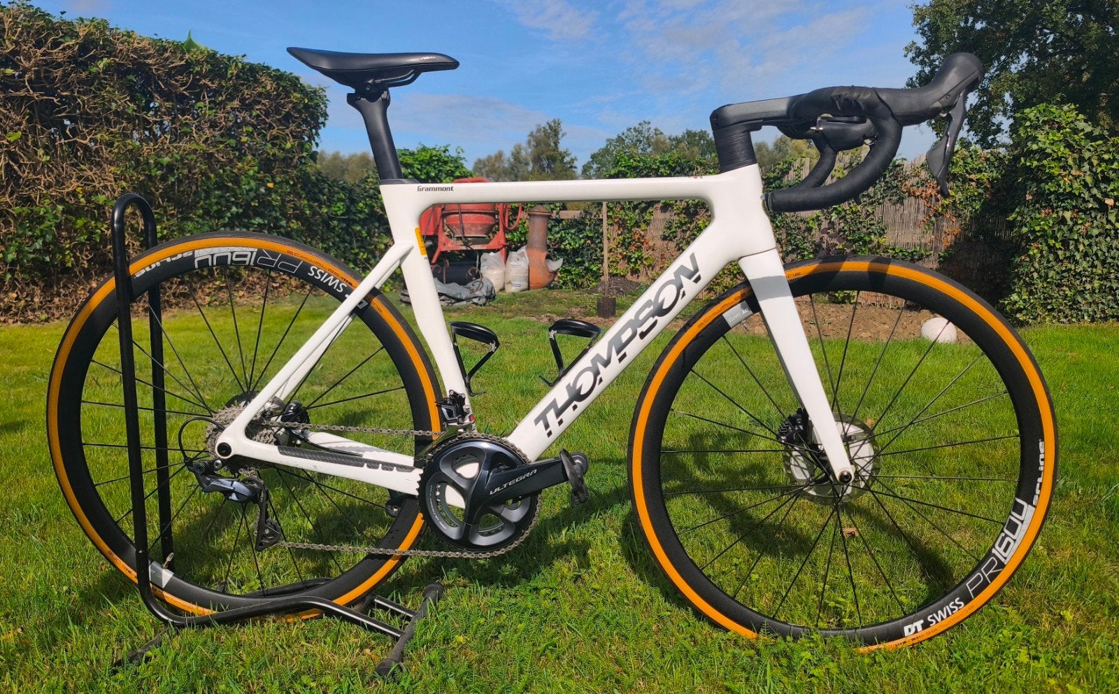 Racefiets full carbon Thompson Grammont + Zwift Hub, Ophalen, Carbon, Heren, Zo goed als nieuw