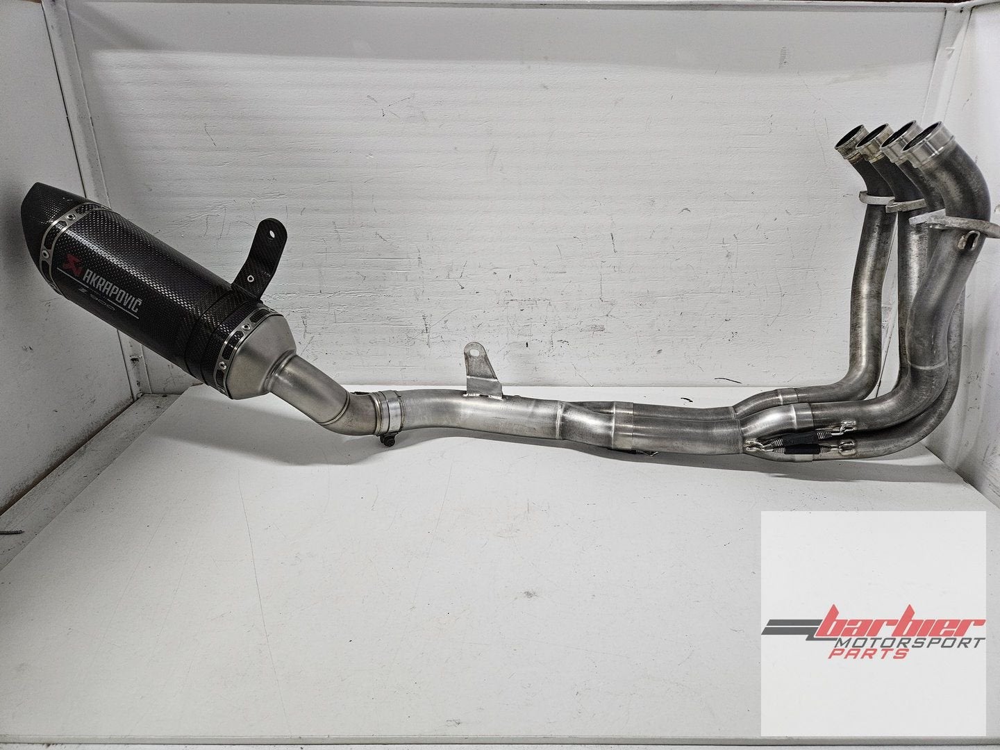 KAWASAKI Z900 AKRAPOVIC UITLAAT FULL SYSTEM 92 KW, Motoren, Gebruikt, -KAWASAKI, -UITLAAT SYSTEEM, Ophalen of Verzenden