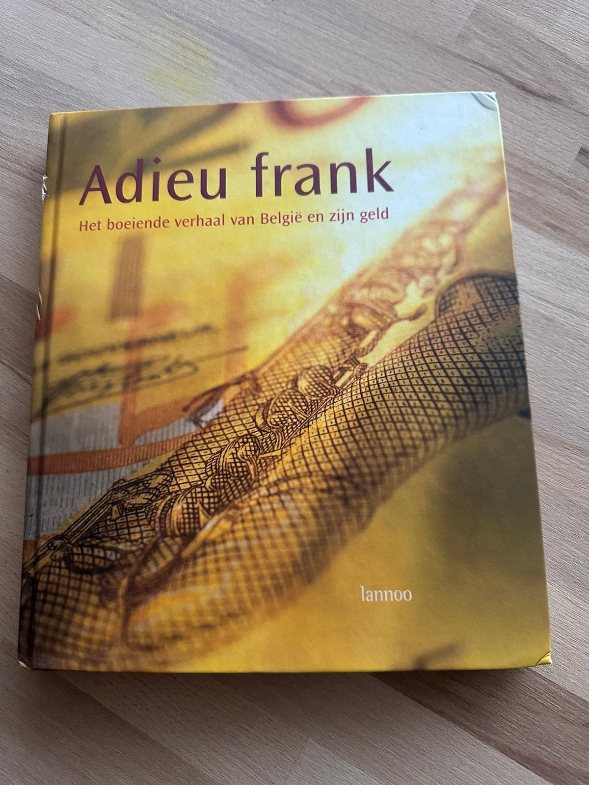 Adieu frank + Mapje met belgische frank, Postzegels en Munten, Ophalen