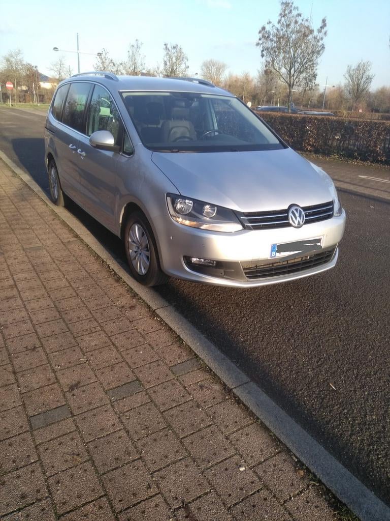 Volkswagen Sharan 2016 euro 6, Autos, Argent ou Gris, 7 places, Boîte manuelle, Noir