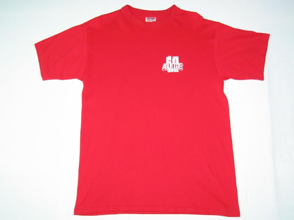 Rood B&C Exact 150 T-shirt Maat M – Alice Rock Security Even, Ophalen of Verzenden, Gedragen, Maat 48/50 (M), Rood