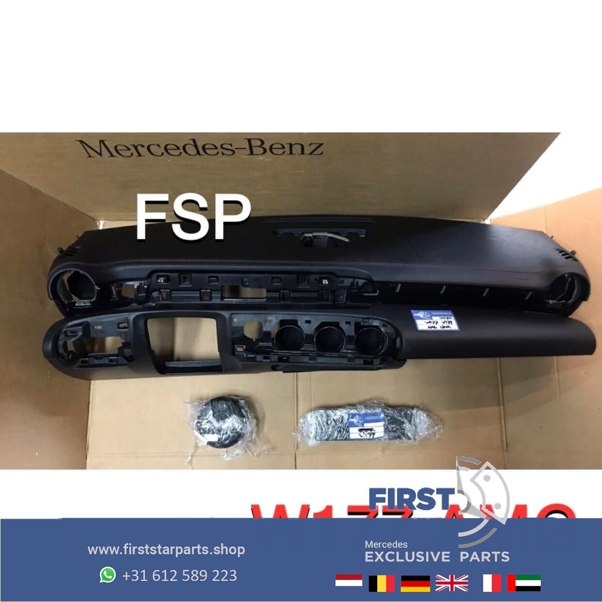 W177 AMG DASHBOARD AIRBAGSET Mercedes A KLASSE A35 A45 45 S, Auto-onderdelen, Gebruikt, -, Ophalen of Verzenden, -
