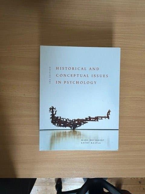 Historical and Conceptual Issues in Psychology (3rd edition), Boeken, Ophalen of Verzenden, Zo goed als nieuw, Hoger Onderwijs