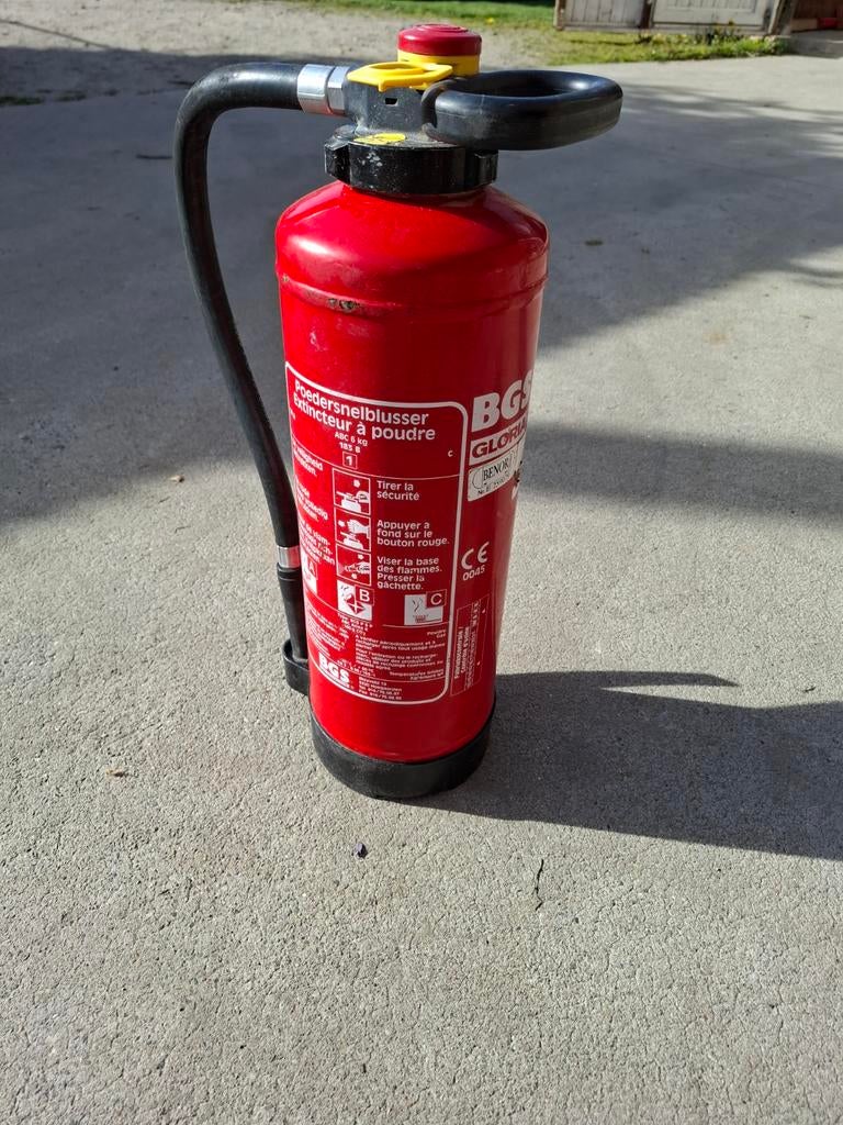 Professionele brandblusser 6kg, Huis en Inrichting, Brandblussers en Brandkasten, Ophalen, Brandblusser