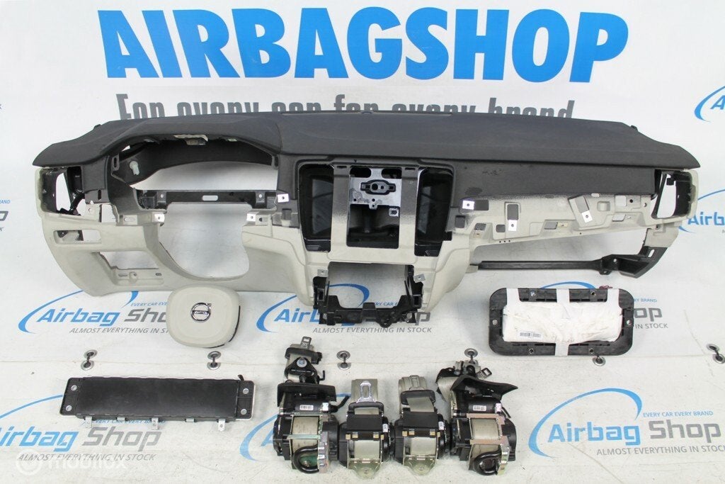 Airbag kit  Tableau de bord noir blanc Volvo V90