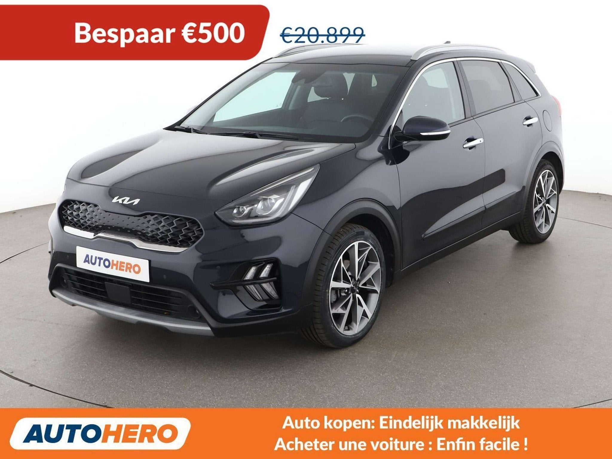 Kia Niro 1.6 Hybrid Spirit (année de construction 2021), Autos, Cuir, Achat, Euro 6, Noir