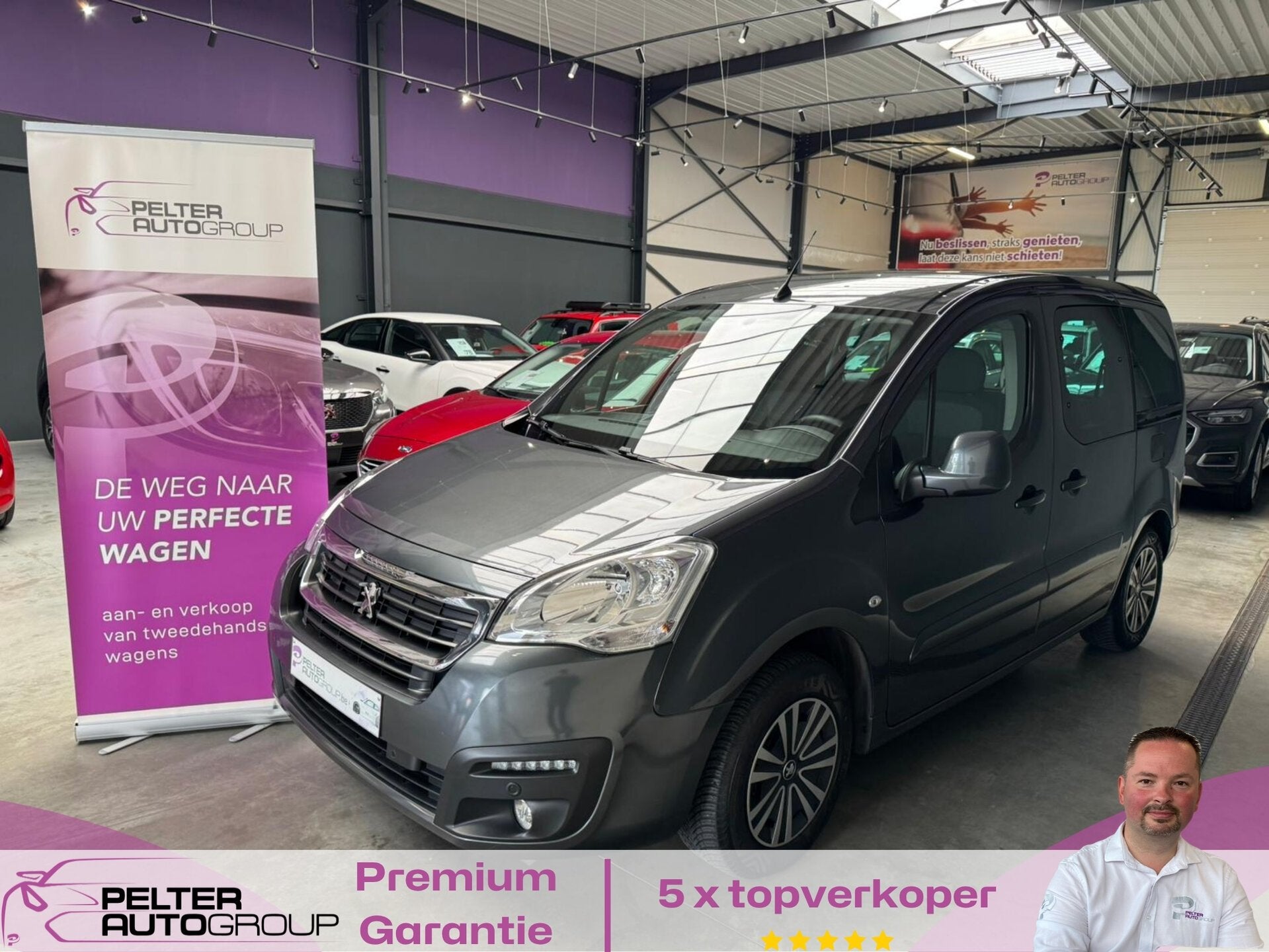 Peugeot Partner Tepee 1.2 PureTech 5-Zitpl GPS Camera Trekh, 0 kg, 1199 cc, 0 kg, Bedrijf