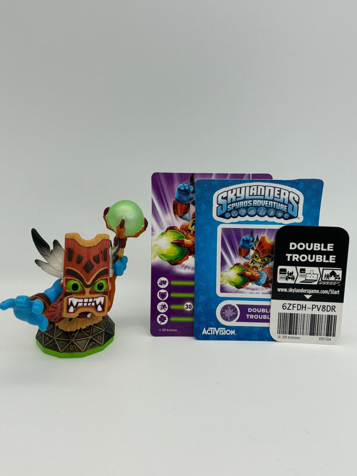 Skylanders Spyro's Double Trouble +autocollant+carte, Consoles de jeu & Jeux vidéo, Envoi, Comme neuf
