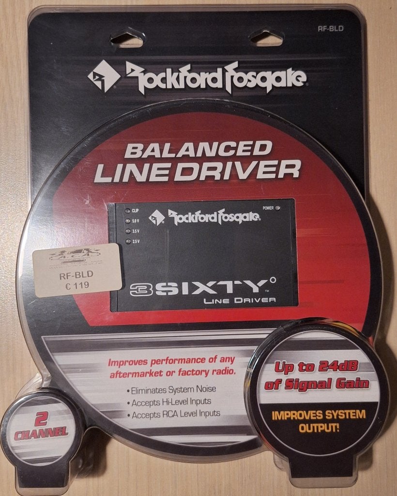 Rockford fosgate balanced line driver, Enlèvement, Neuf