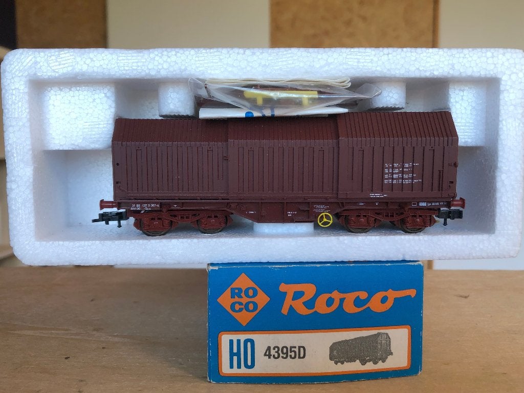 ROCO 4395D SNCB WAGON TÉLESCOPIQUE This HO, Envoi, Utilisé, Wagon, Roco