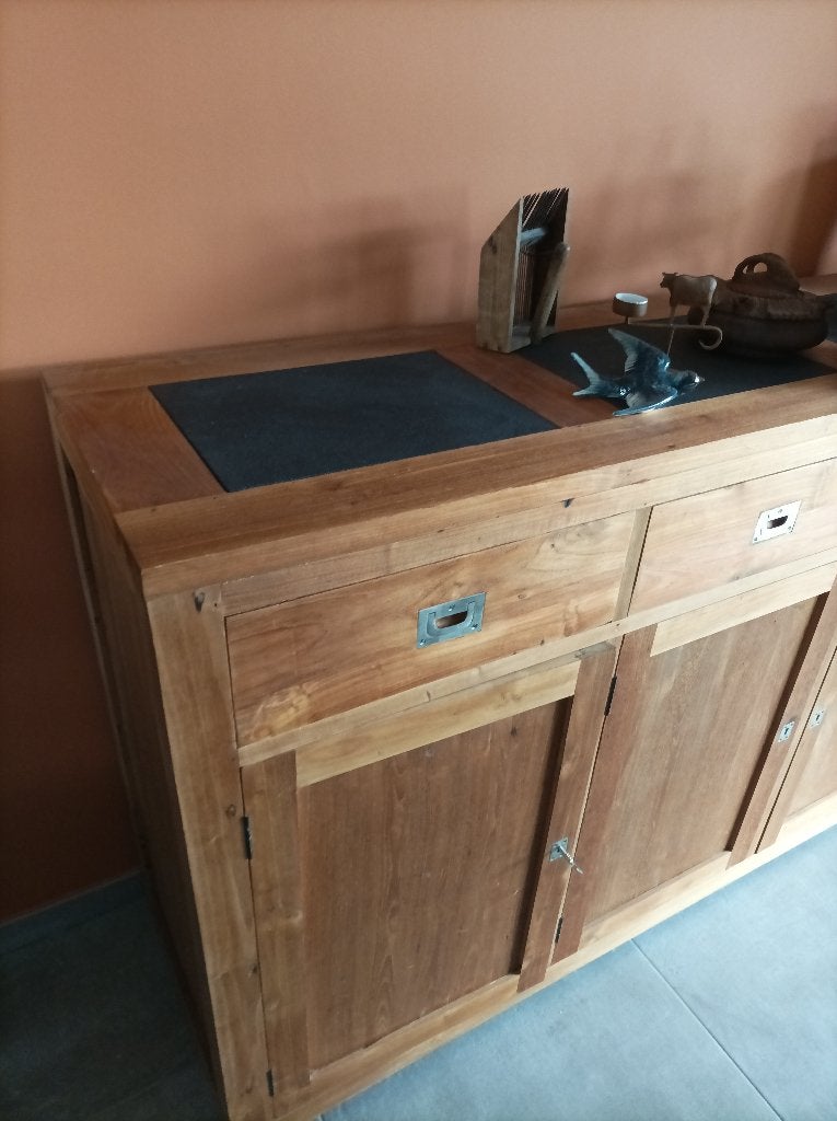 Dressoir, Enlèvement, Comme neuf, Teck
