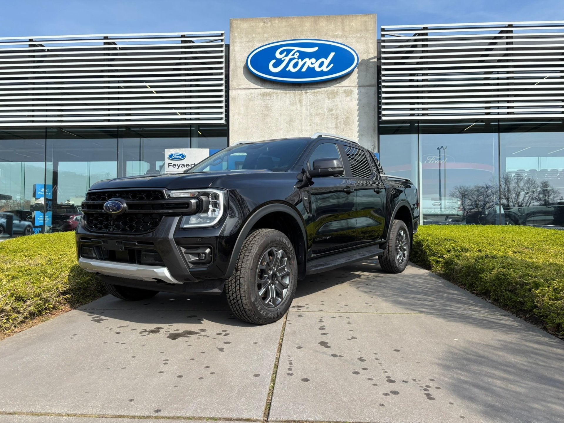 Ford Ranger WILDTRAK 205 PK DAGINSCHRIJVING (bj 2026), Auto's, Automaat, Gebruikt, Overige kleuren, Leder