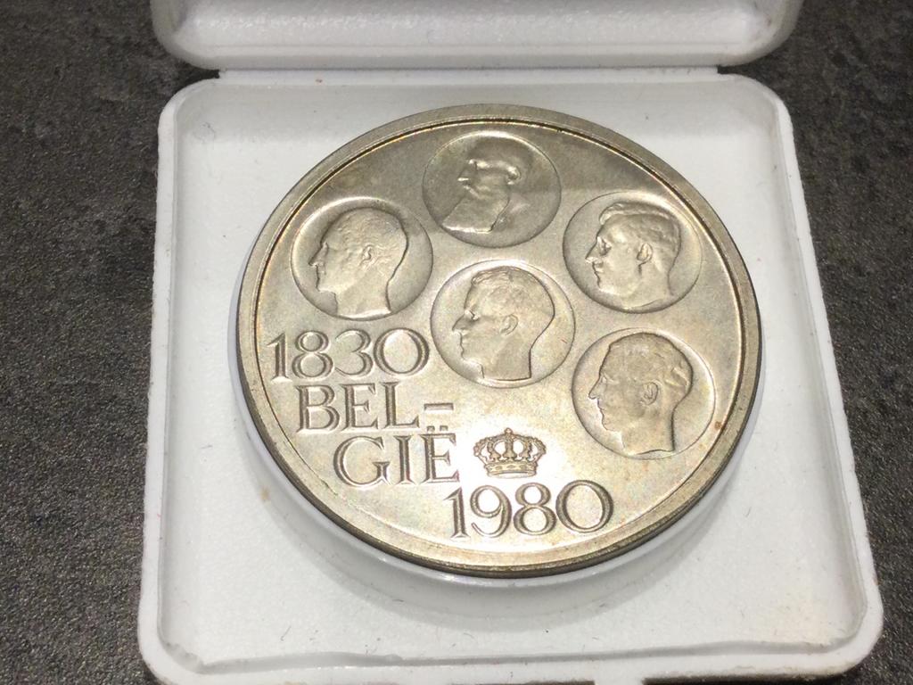 België 500 Frank 1980 zilver, Postzegels en Munten, Munten | België, Ophalen of Verzenden, Zilver