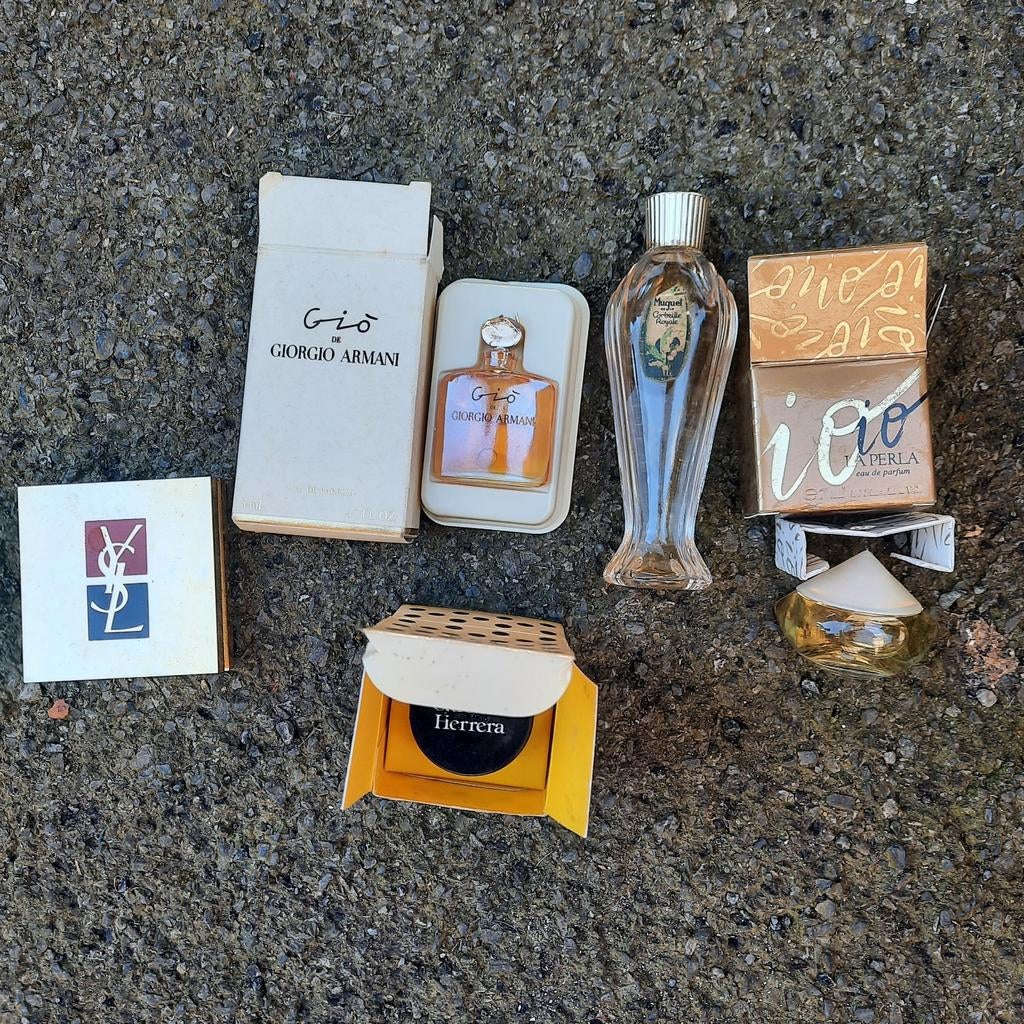 Flacons de parfum, Armani, Y.S.L., etc., Enlèvement ou Envoi