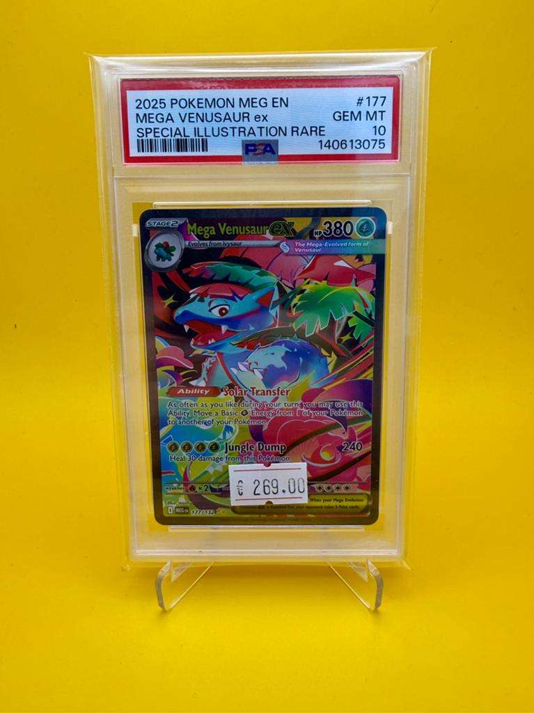 MEG 177 - Mega Venusaur EX - PSA 10, Ophalen of Verzenden